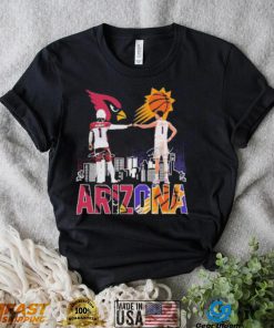 Kyler Murray and Devin Armani Booker Arizona sports city skyline signatures shirt