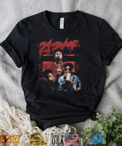 21 Savage Shirt Vintage Classic Bootleg Rap Tee Rapper Shirt
