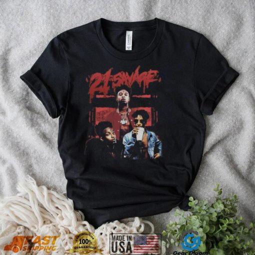 21 Savage Shirt Vintage Classic Bootleg Rap Tee Rapper Shirt