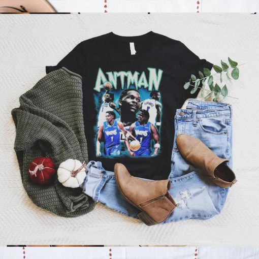 Anthony Edwards Shirt, Minnesota Timberwolves Antman Young Star Vintage Graphic T Shirt
