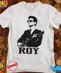 Black Stencil Music Guitarist Roy Orbison Shirt
