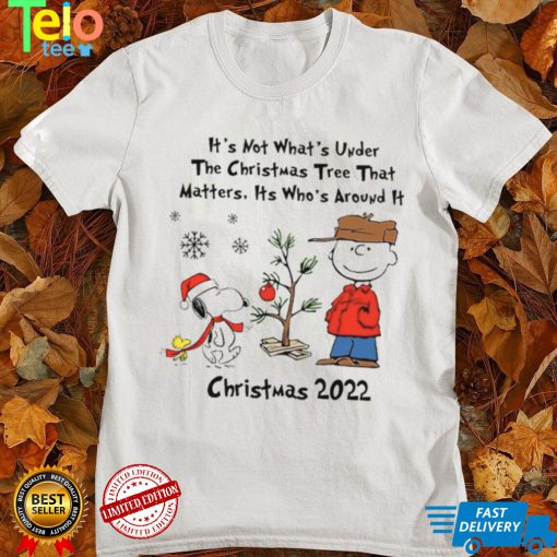 Charlie Brown Christmas It’s Not What’s Under The Tree That Matters T Shirt