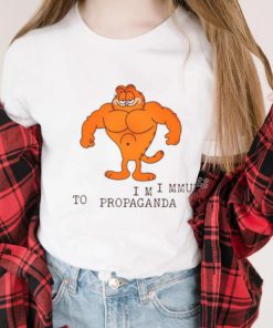 Garfield I’m Immune To Propaganda Shirt
