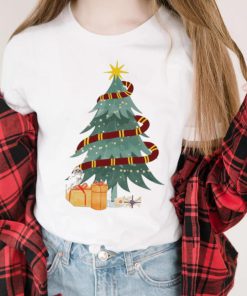 Harry Potter Griffin Red House Magical Christmas Tree Shirt
