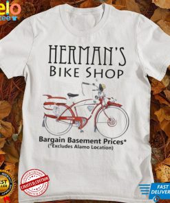 Herman’s Bike Shop Pee Wee’s Big Adventure Art Shirt