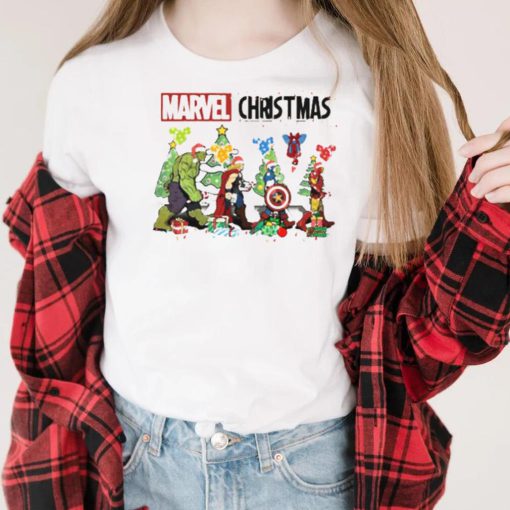 Marvel Christmas Avengers Christmas T Shirt