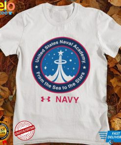 Navy Midshipmen Under Armour 2022 Special Games Logo NASA Shirt