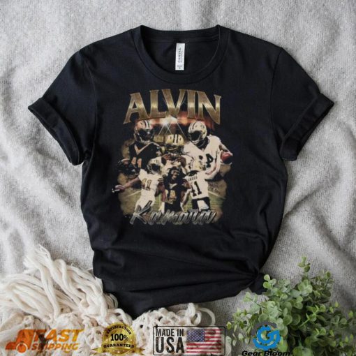 New Orleans Saints Alvin Kamara Shirt NFL Player Vintage Bootleg Shirt