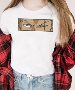 Roronoa Zoro’s Stare One Piece Anime Character Art Shirt