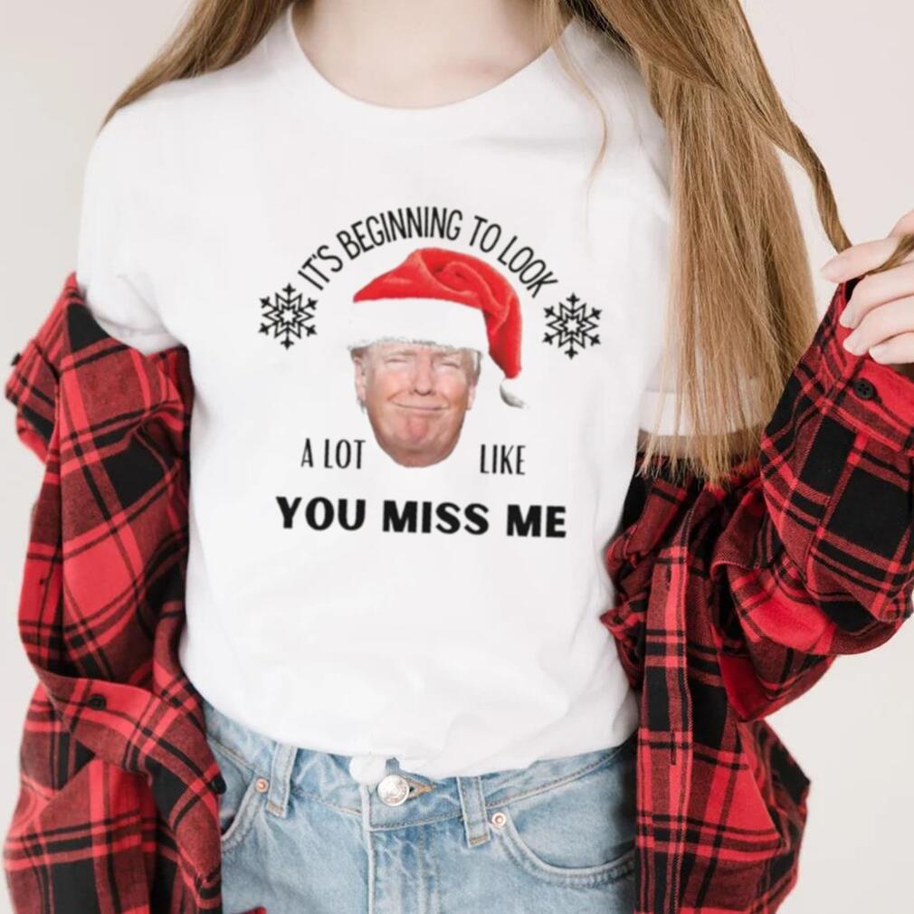 Santa Trump It’s Beginning To Look A Lot Like You Miss Me Christmas 2022 Sweater