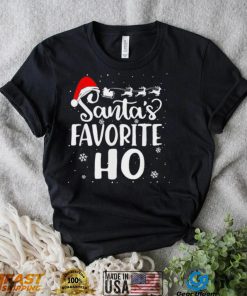 Santa’s Favorite Ho Santa Hat Christmas Xmas Pajamas Shirt