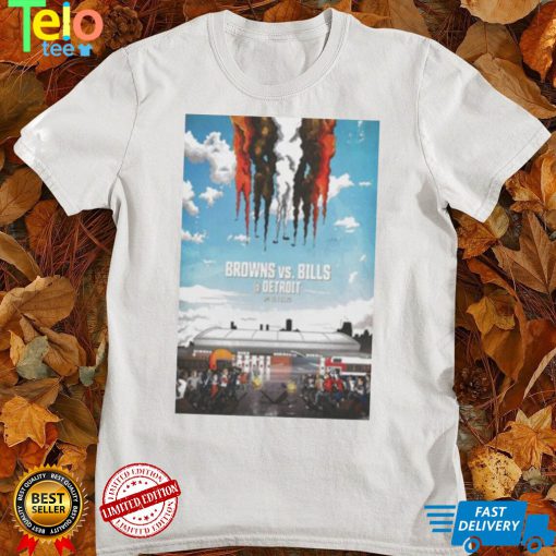 2022 Browns Vs Bills Game Day Poster shirt