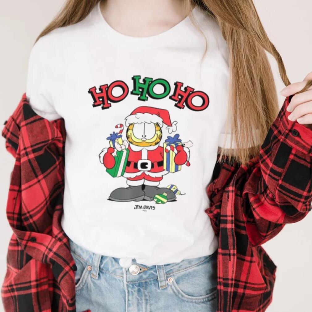 Garfield Ho Ho Ho Garfield With Christmas Presents Classic Unisex T Shirt
