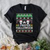 I Prefer Halloween Over Xmas Skull Ugly shirt