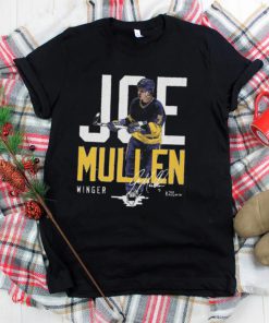 Joe Mullen St. Louis Blue Winger Signature Shirt