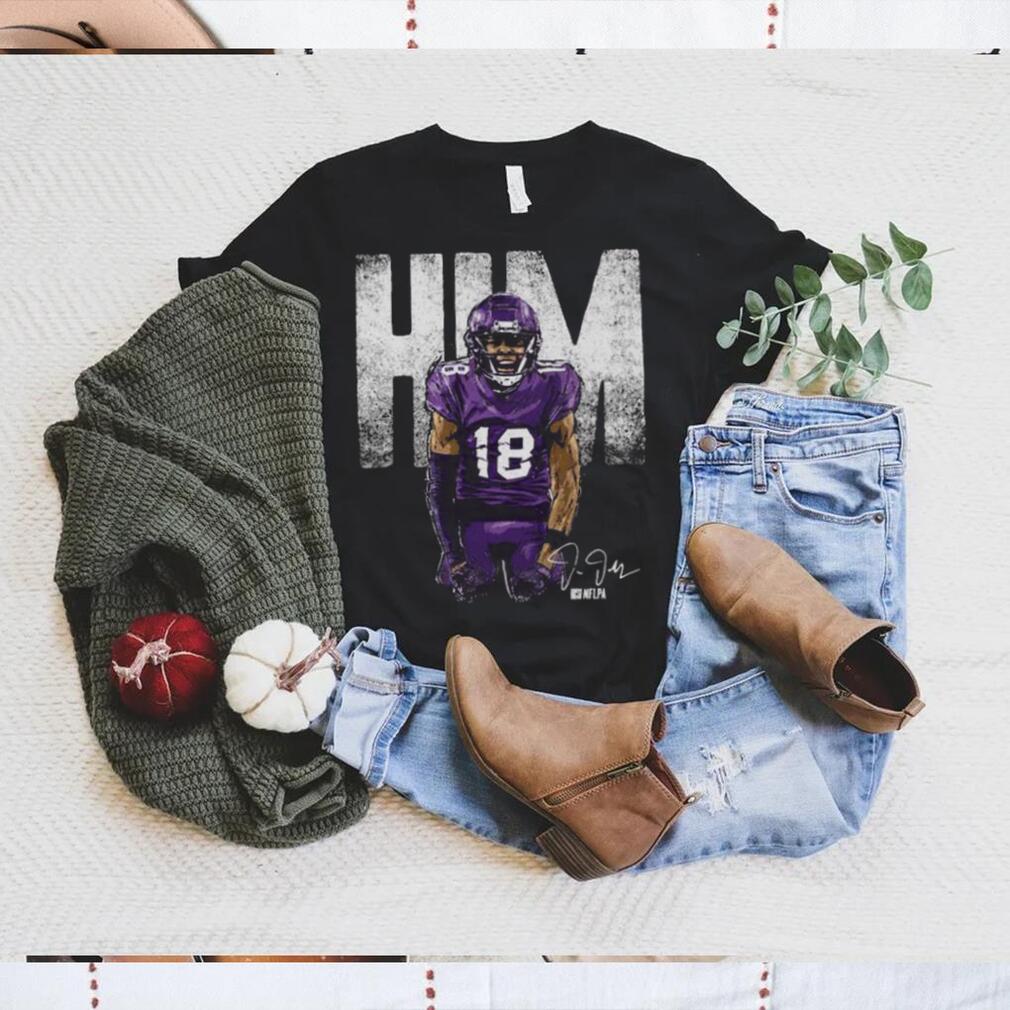 Justin Jefferson Minnesota Vikings Him Bold Signature Shirt