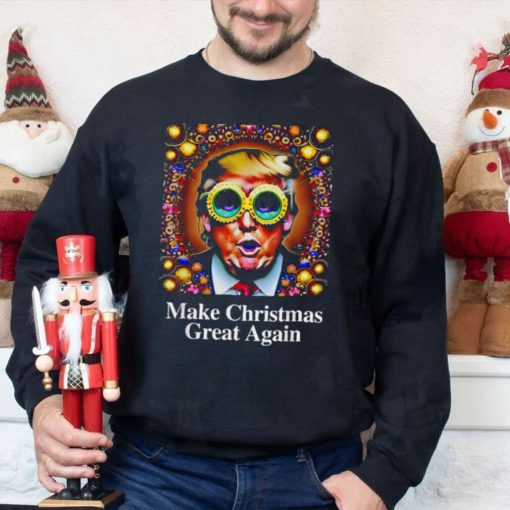 Make Christmas Great Again Trump Psychedelic Christmas Shirt