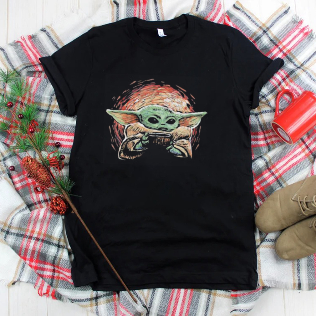 Master Yoda tarry night sipping shirt