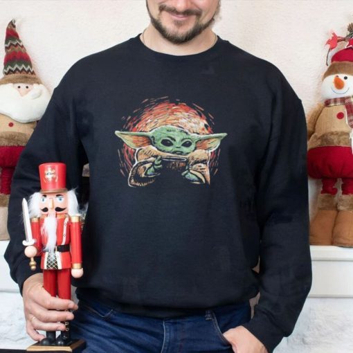 Master Yoda tarry night sipping shirt