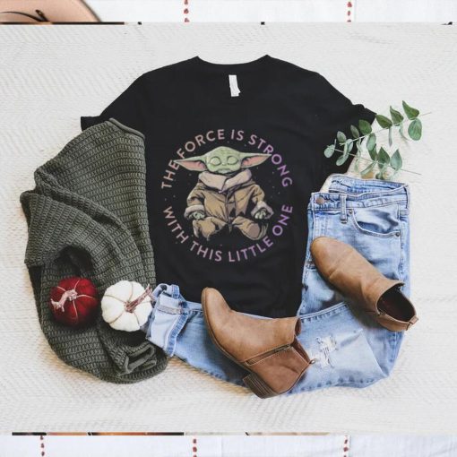 Master Yoda yoga the force is strong with this little one shirt