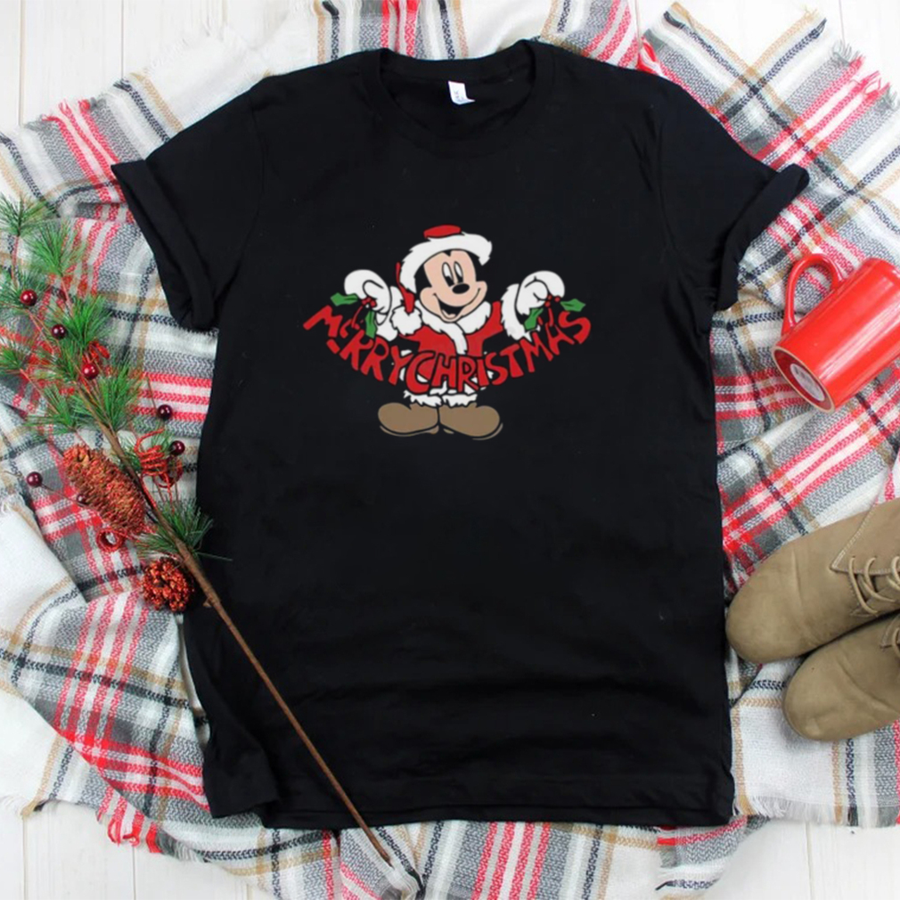 Merry Christmas Santa Mickey Sweatshirt Gift For Disney Fan