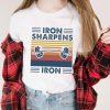 Official Iron Sharpens Iron Weight Lifting T Shirt