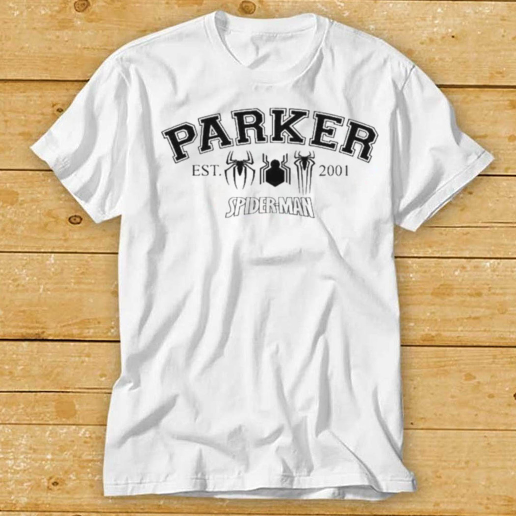 Parker spiderman est 2001 t shirt