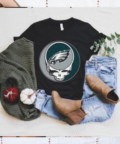 Philadelphia Eagles NFL Team Skull Grateful Dead Shirt