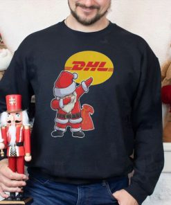 Santa Claus Dhl Excellence Simply Delivered Christmas Shirt