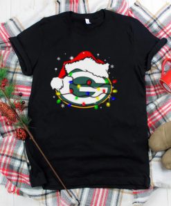 Santa Green Bay Packers Logo Lights Christmas shirt