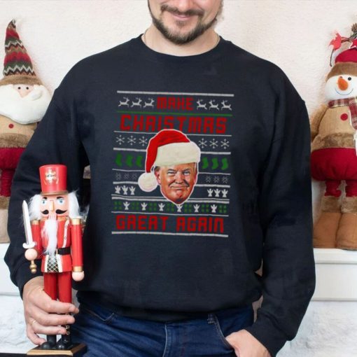 Santa Trump Make Christmas Great Again Ugly 2022 shirt