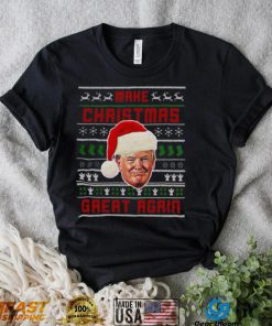 Santa Trump Make Christmas Great Again Ugly 2022 shirt