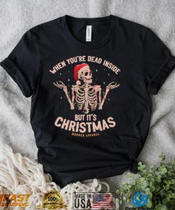 Santa skeleton when you’re dead inside but it’s Christmas sweater