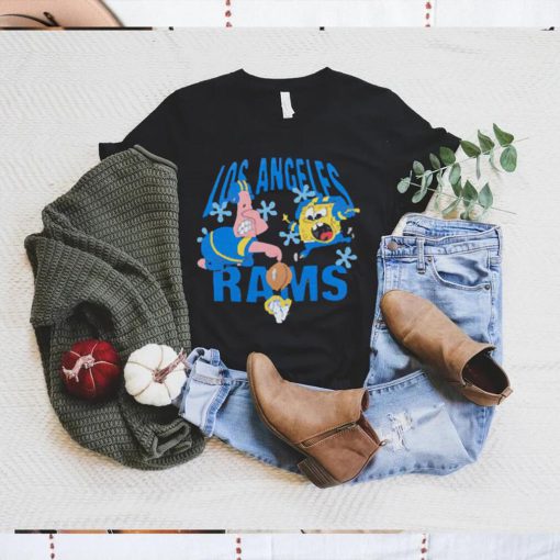 SpongeBob And Patrick X LA Rams Tee Shirt