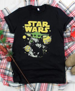 Star wars master Yoda celestial yellow tones shirt