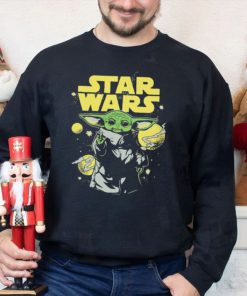 Star wars master Yoda celestial yellow tones shirt
