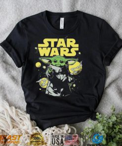 Star wars master Yoda celestial yellow tones shirt