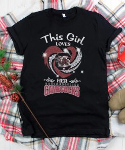 This is loves her South Carolina Gamecocks Heart 2022 shirt