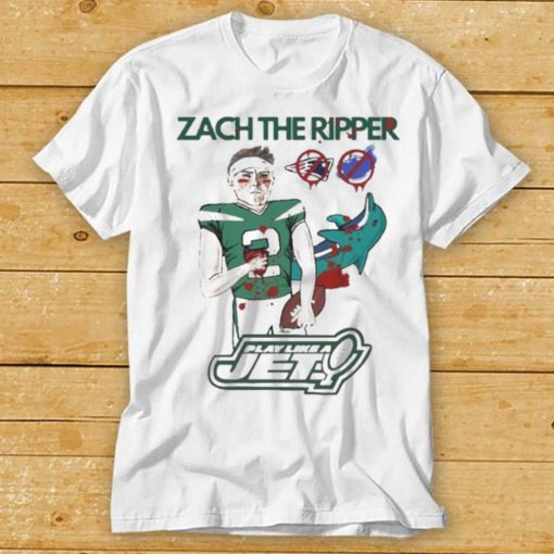 Ty Johnson New York Jets Zach The Ripper TShirt
