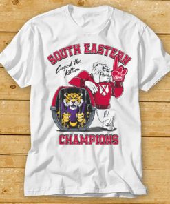 UGA Dawgs Vs LSU Tigers South Eastern Champions 2022 Shirt