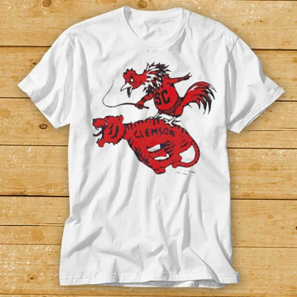 University Of South Carolina Gamecocks Clemson Logo Shirt