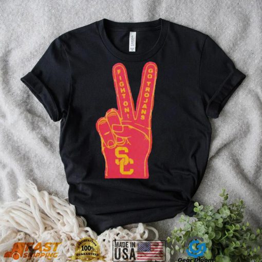 Usc Trojans Vintage Fight On Logo Black shirt