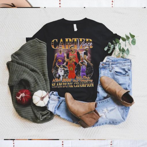 Vince Carter NBA 2000 Half Man Half Amazing Slam Dunk Champion Shirt