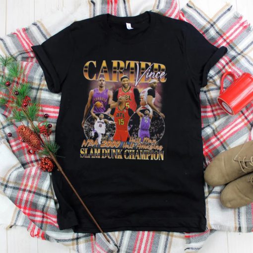 Vince Carter NBA 2000 Half Man Half Amazing Slam Dunk Champion Shirt
