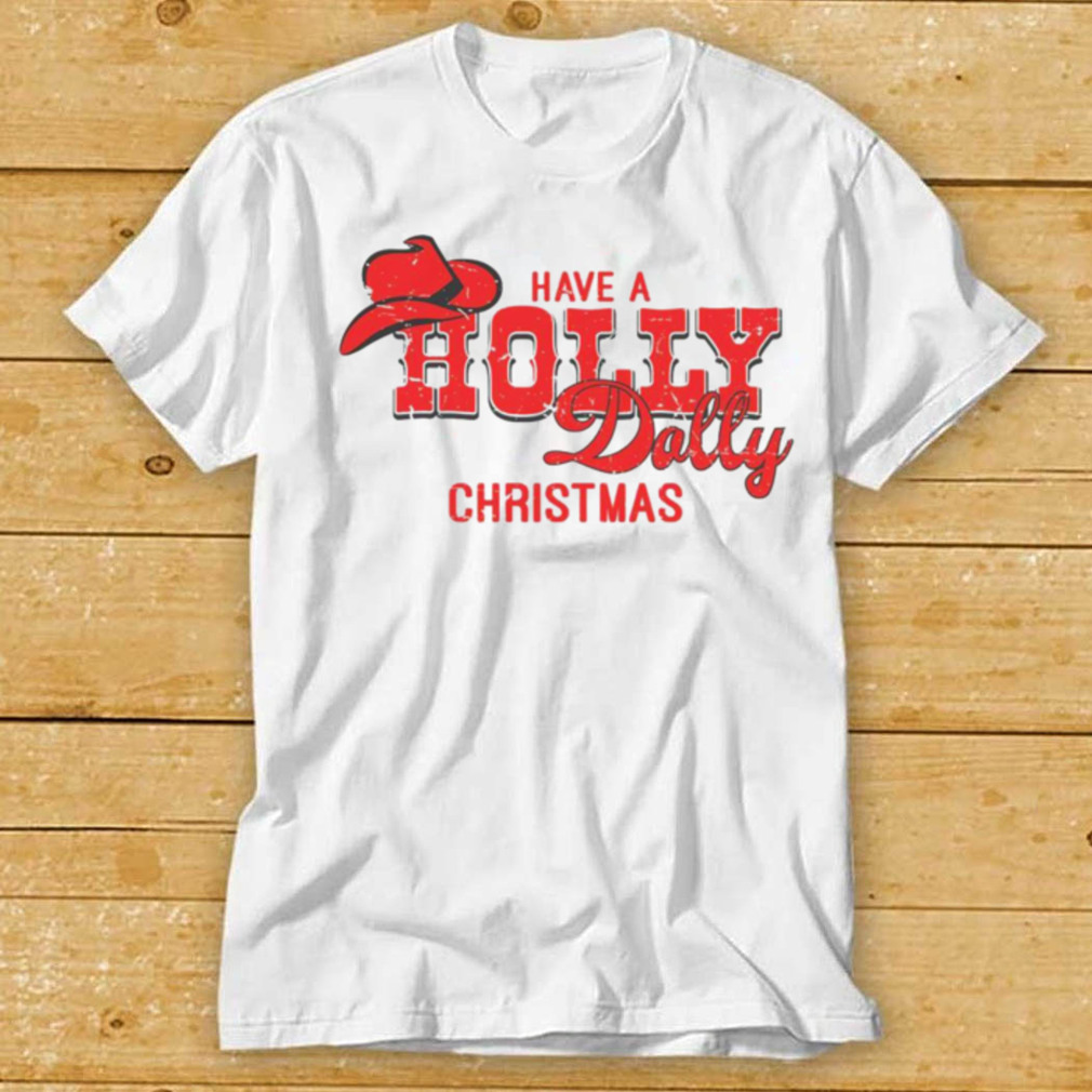 Vintage Holly Dolly Christmas T Shirt Dolly Parton Christmas Funny Gift