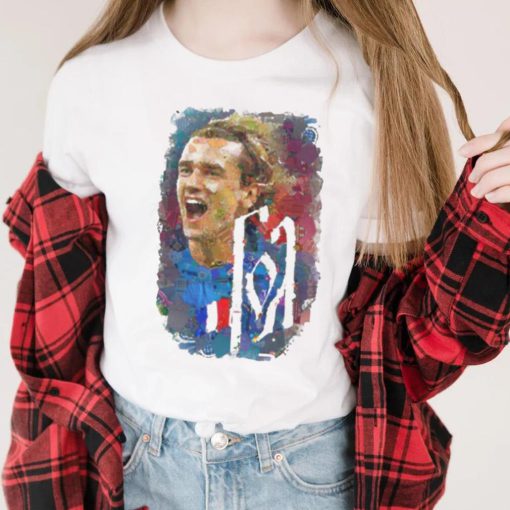 Watercolor Design Antoine Griezmann Portrait shirt