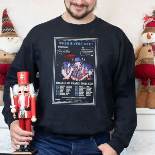 When rivers meet 2022 23 tour shirt