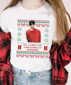 bts jungkook christmas ugly sweater t shirt t shirt