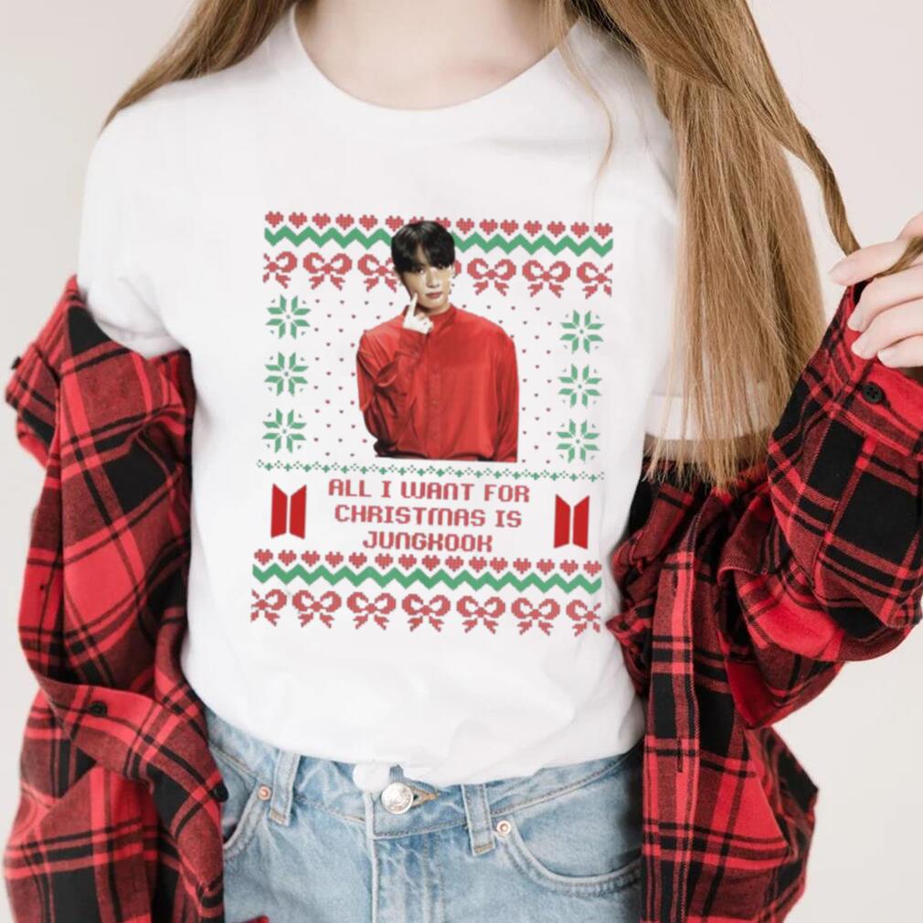 bts jungkook christmas ugly sweater t shirt t shirt