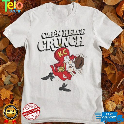 capn kelce crunch kansas city chiefs cereal t shirt t shirt